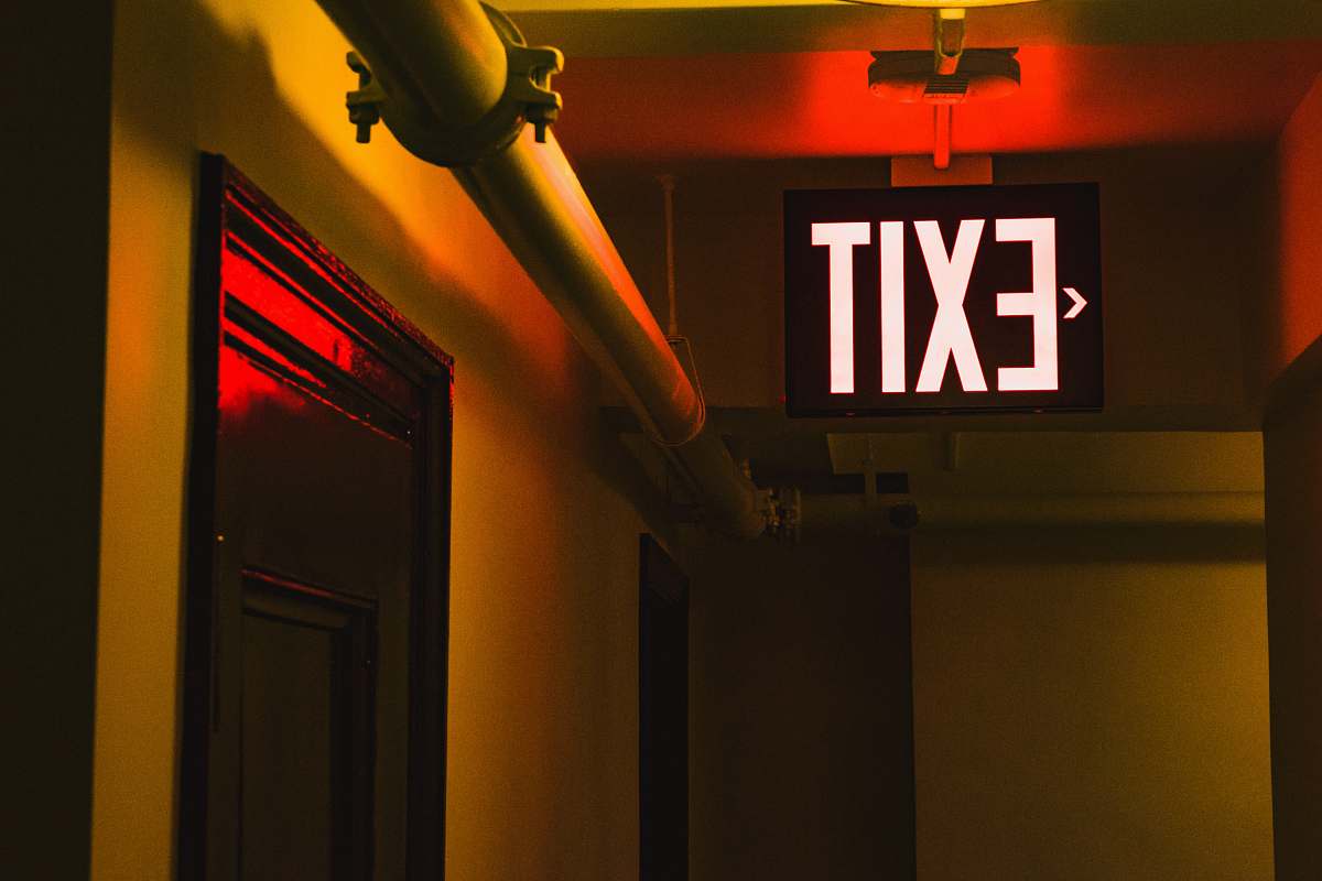 united states Exit LED sign sign